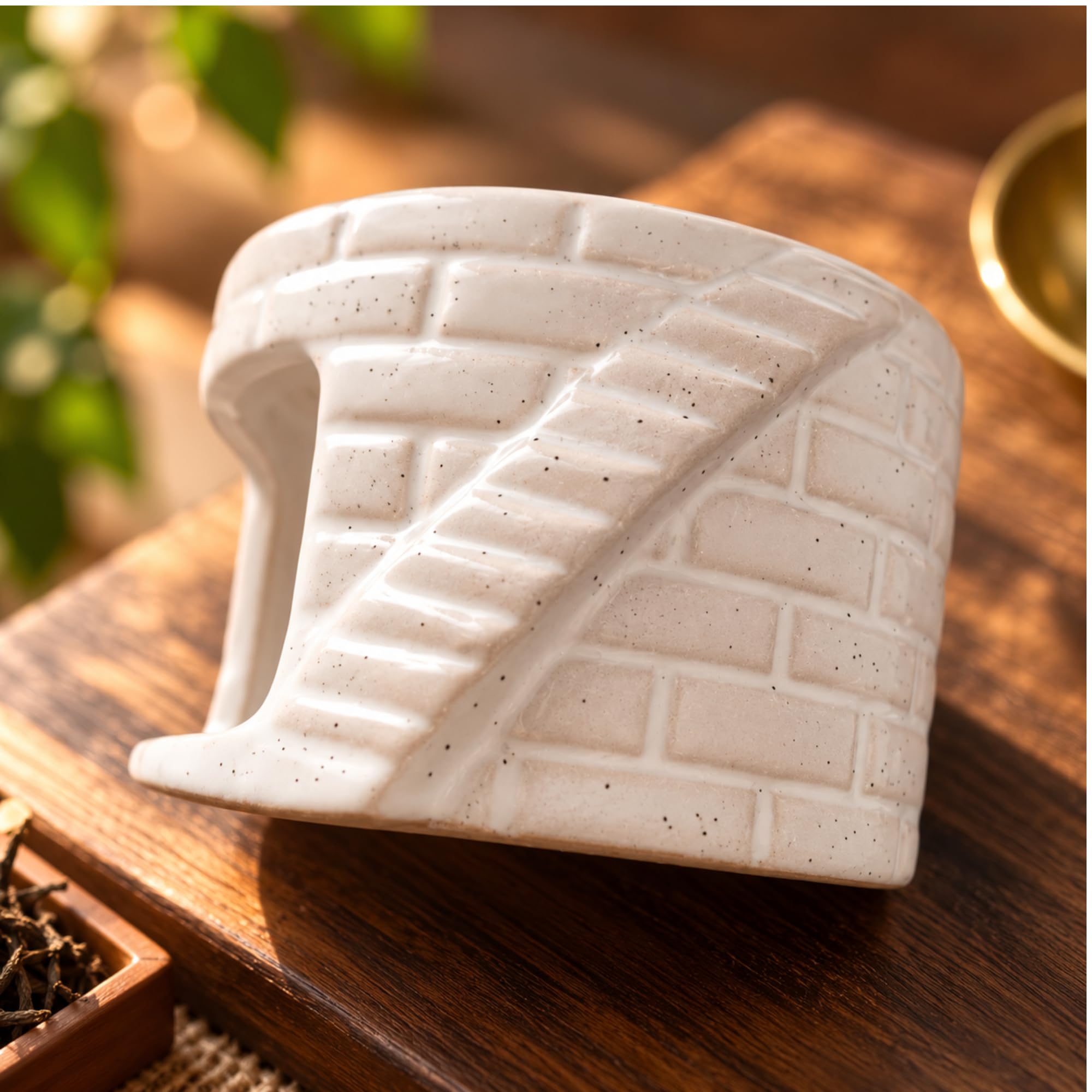 Amazon.co.jp: PLEGOOD 茶香炉 香炉 アロマポット 茶葉 キャンドル式